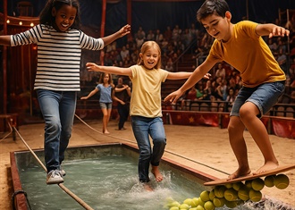 Acrobaten uit evenwicht